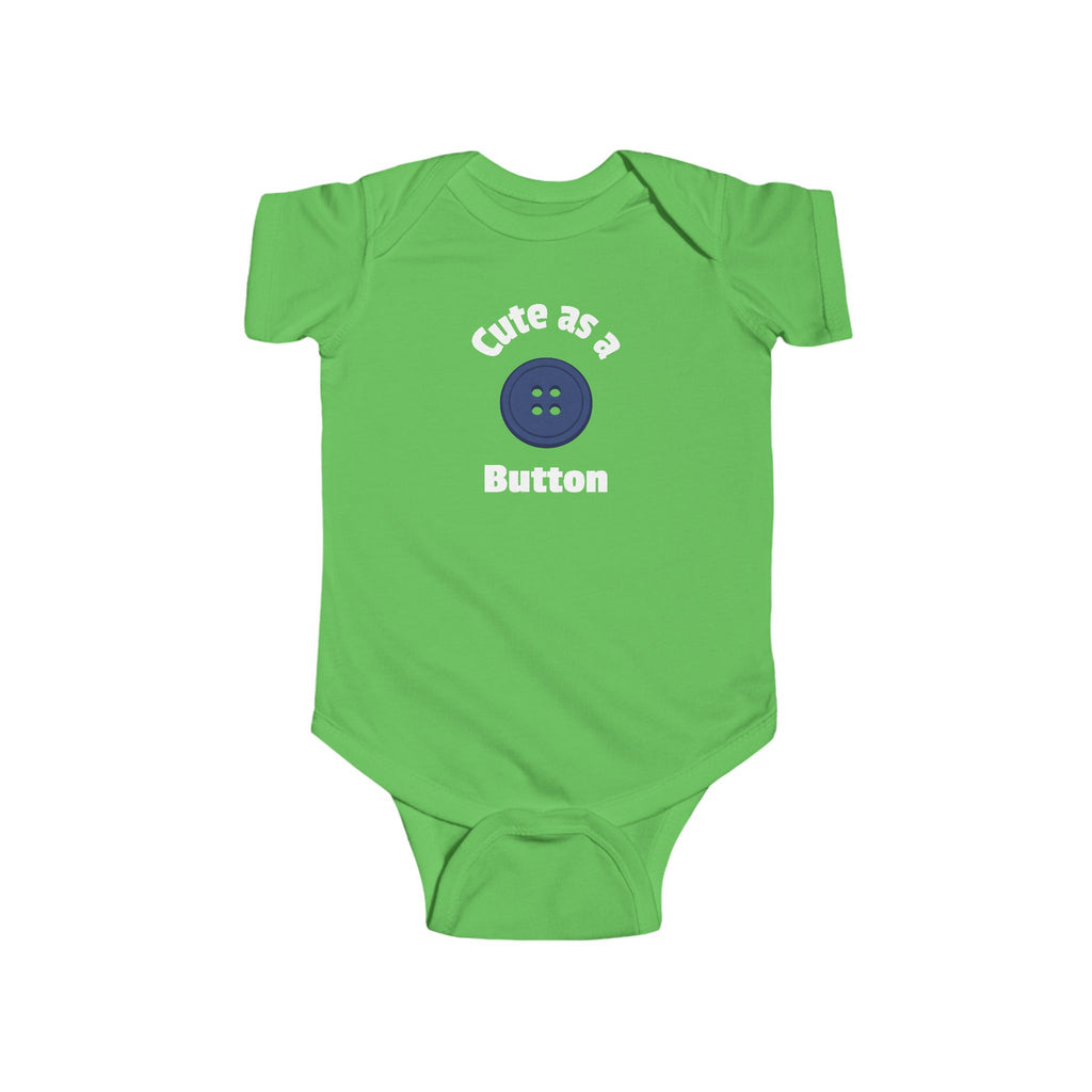 Babygrow - Cute as a Button - Fun Design