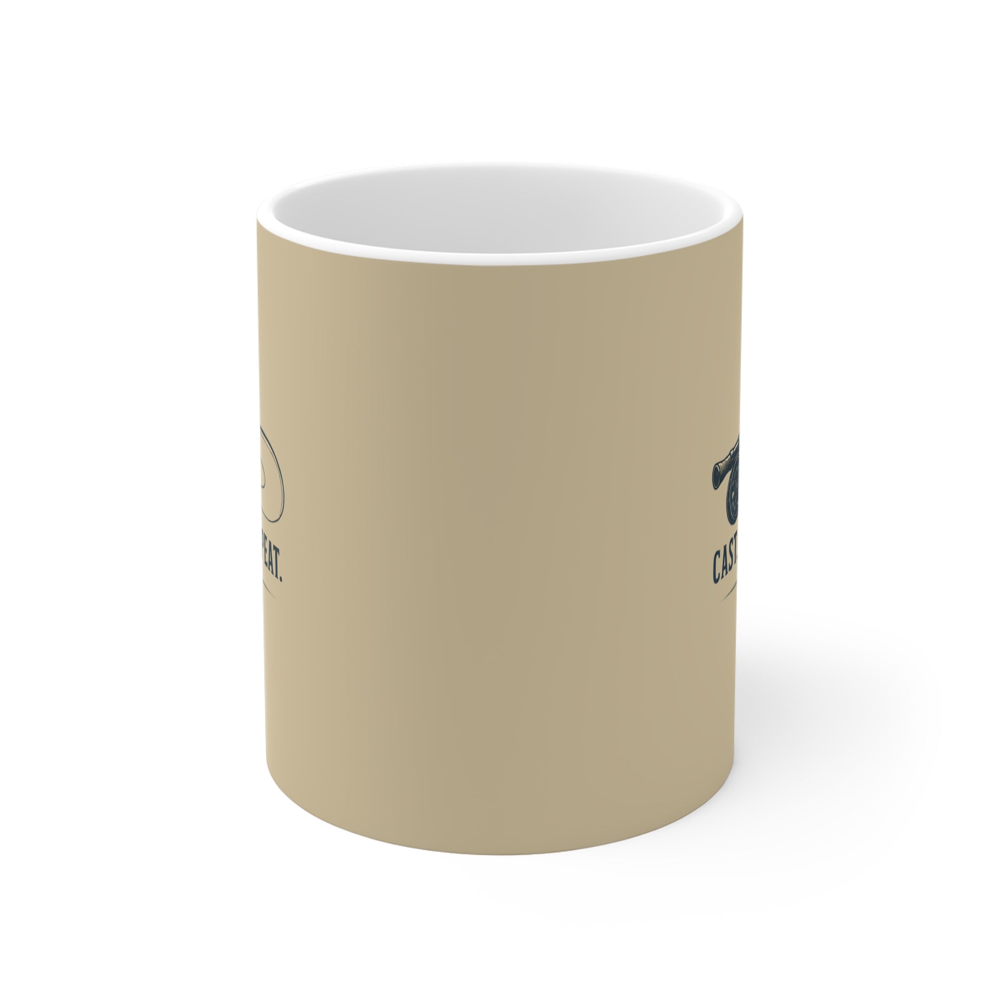 Ceramic Mug – Cast. Catch. Repeat. | Fishing & Angling Mug