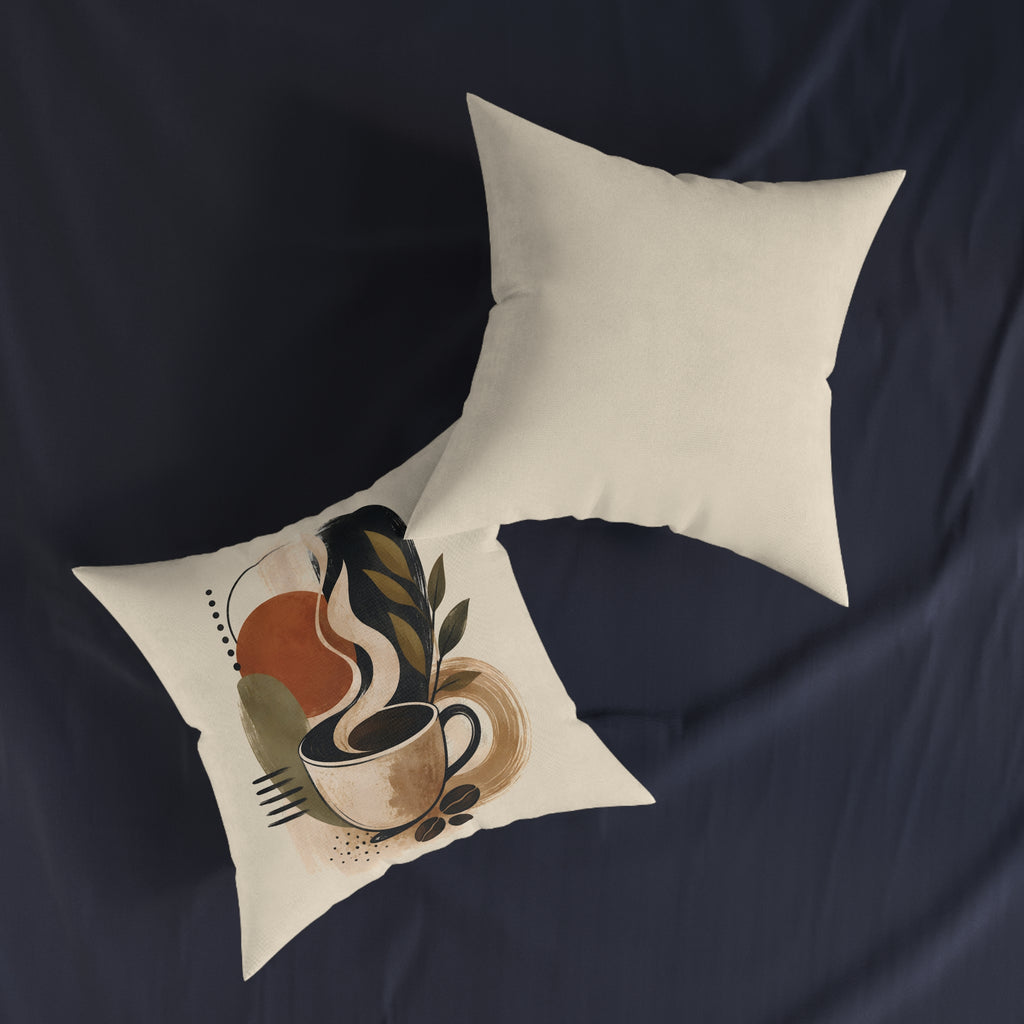 Square Cushion – Coffee | Coffee Lover Cushion