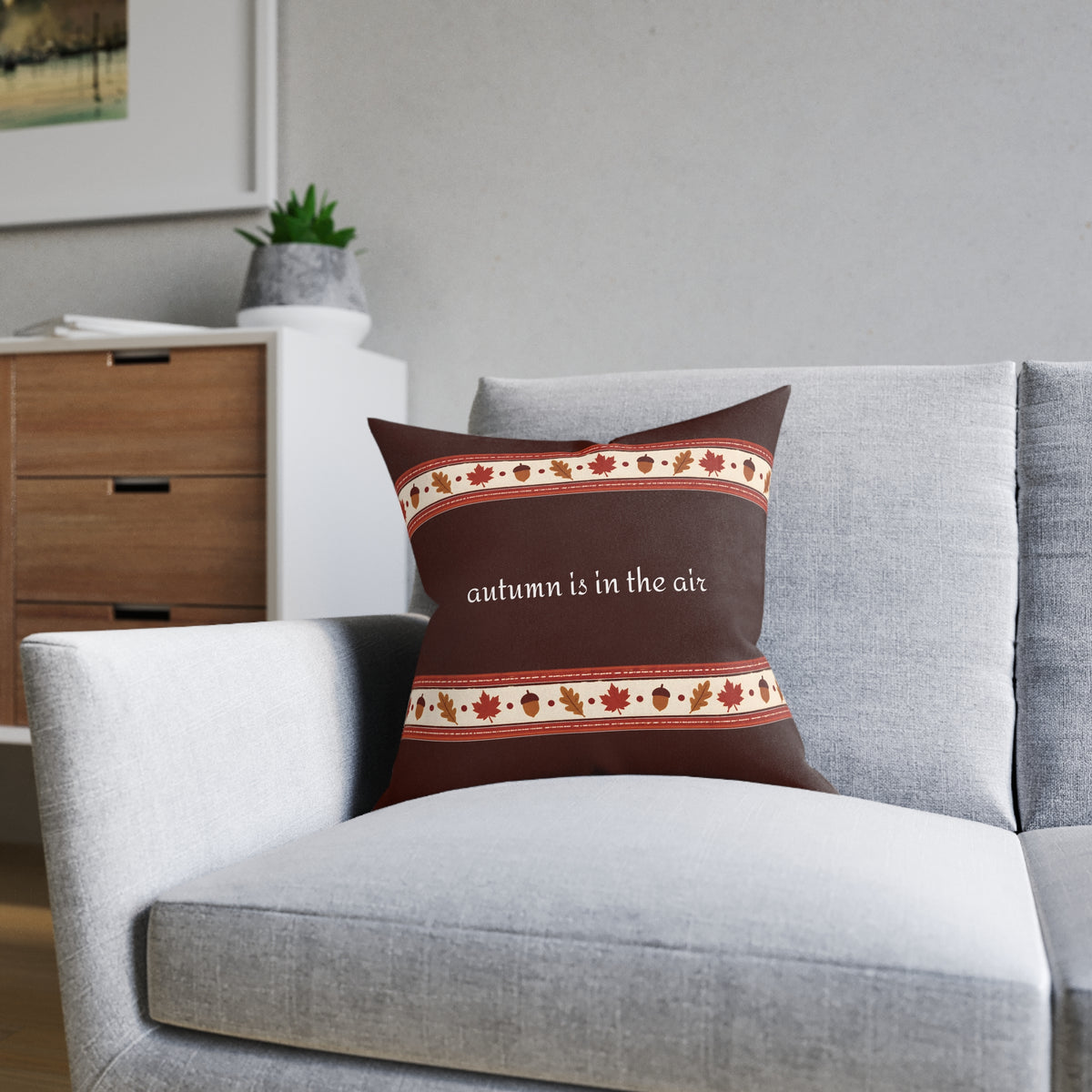 Square Cushion - autumn is in the air