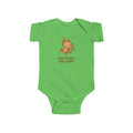Babygrow - "Stay Cheeky, Stay Happy" Cute Monkey Baby Onesie