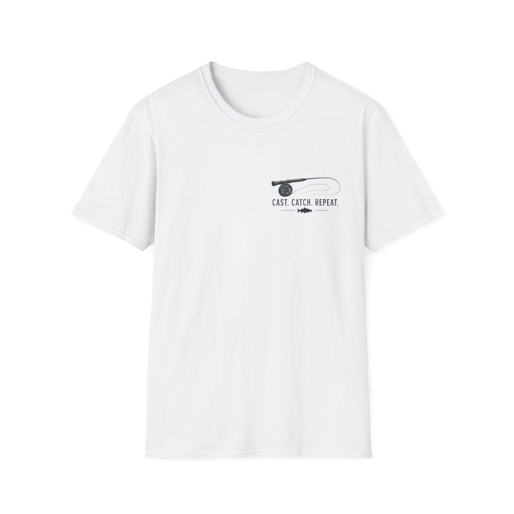 Unisex T-Shirt – Cast. Catch. Repeat. | Fishing T-Shirt