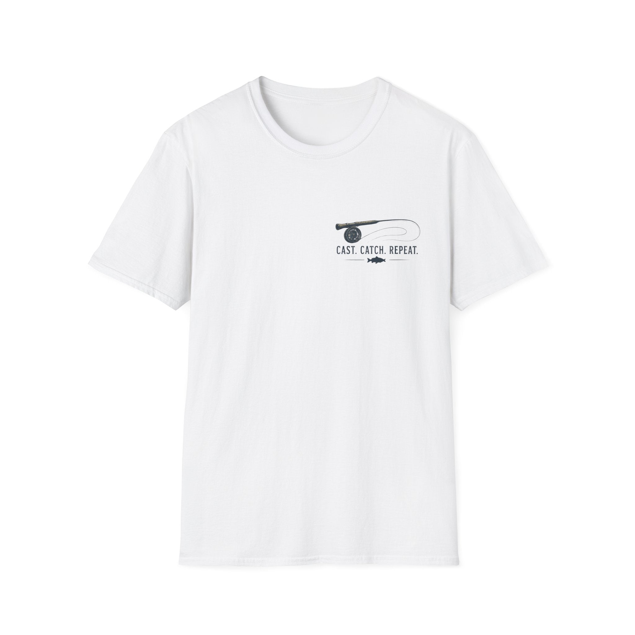 Unisex T-Shirt – Cast. Catch. Repeat. | Fishing T-Shirt