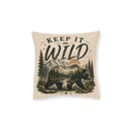 Square Cushion - Keep It Wild Bear