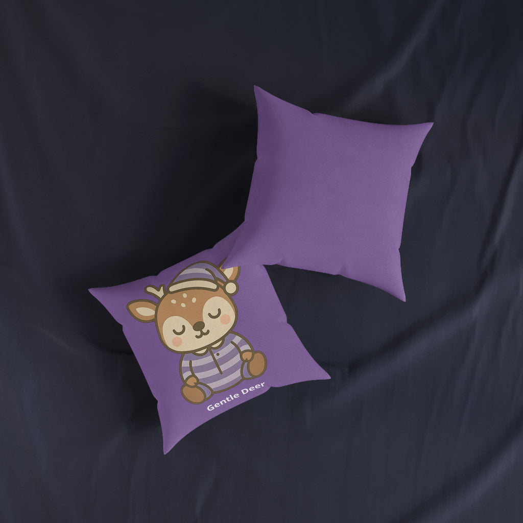 Square Cushion - Gentle Deer - The Woodland Dreamers