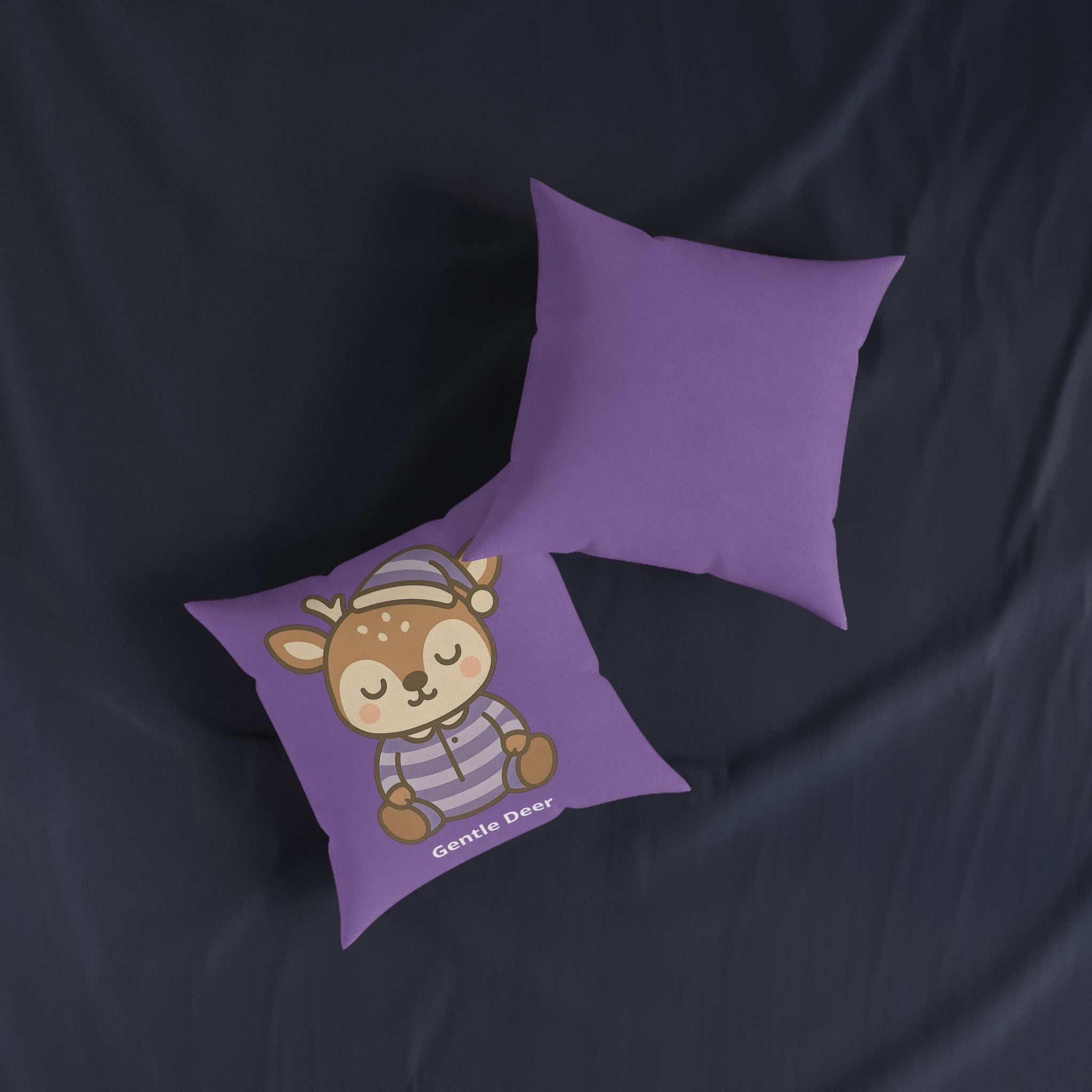 Square Cushion - Gentle Deer - The Woodland Dreamers