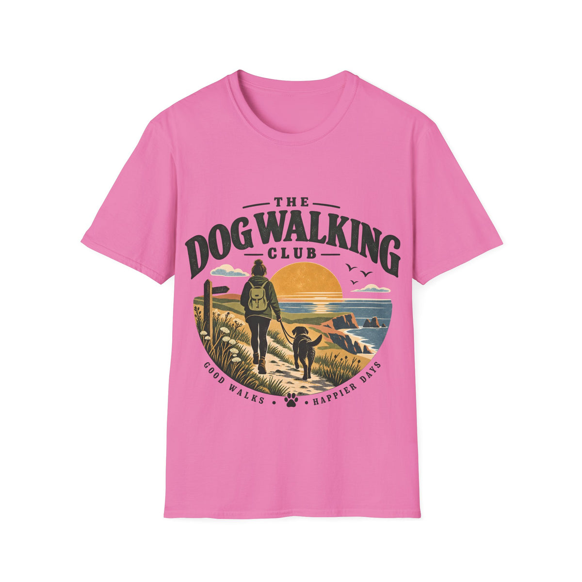 The Dog Walking Club T-Shirt – Dog Lover Gift