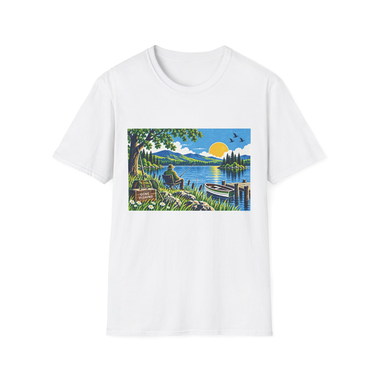 Unisex T-Shirt – Gone Fishing | Fishing & Angling T-Shirt