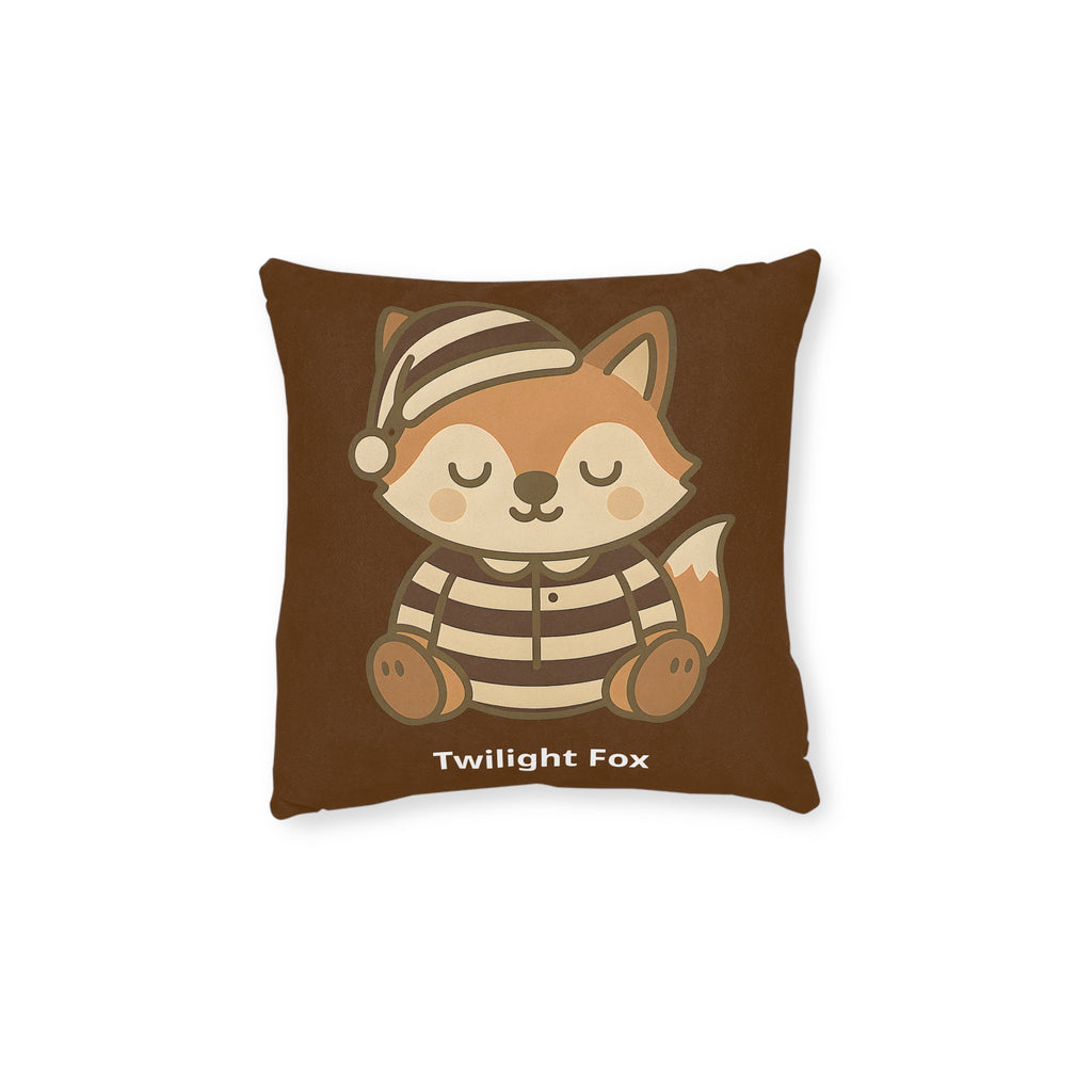 Square Cushion - Twilight Fox Design - The Woodland Dreamers