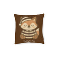 Square Cushion - Twilight Fox Design - The Woodland Dreamers