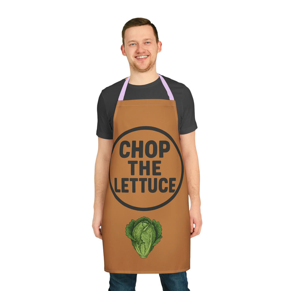 Kitchen Apron - Chop the Lettuce - Fun Design