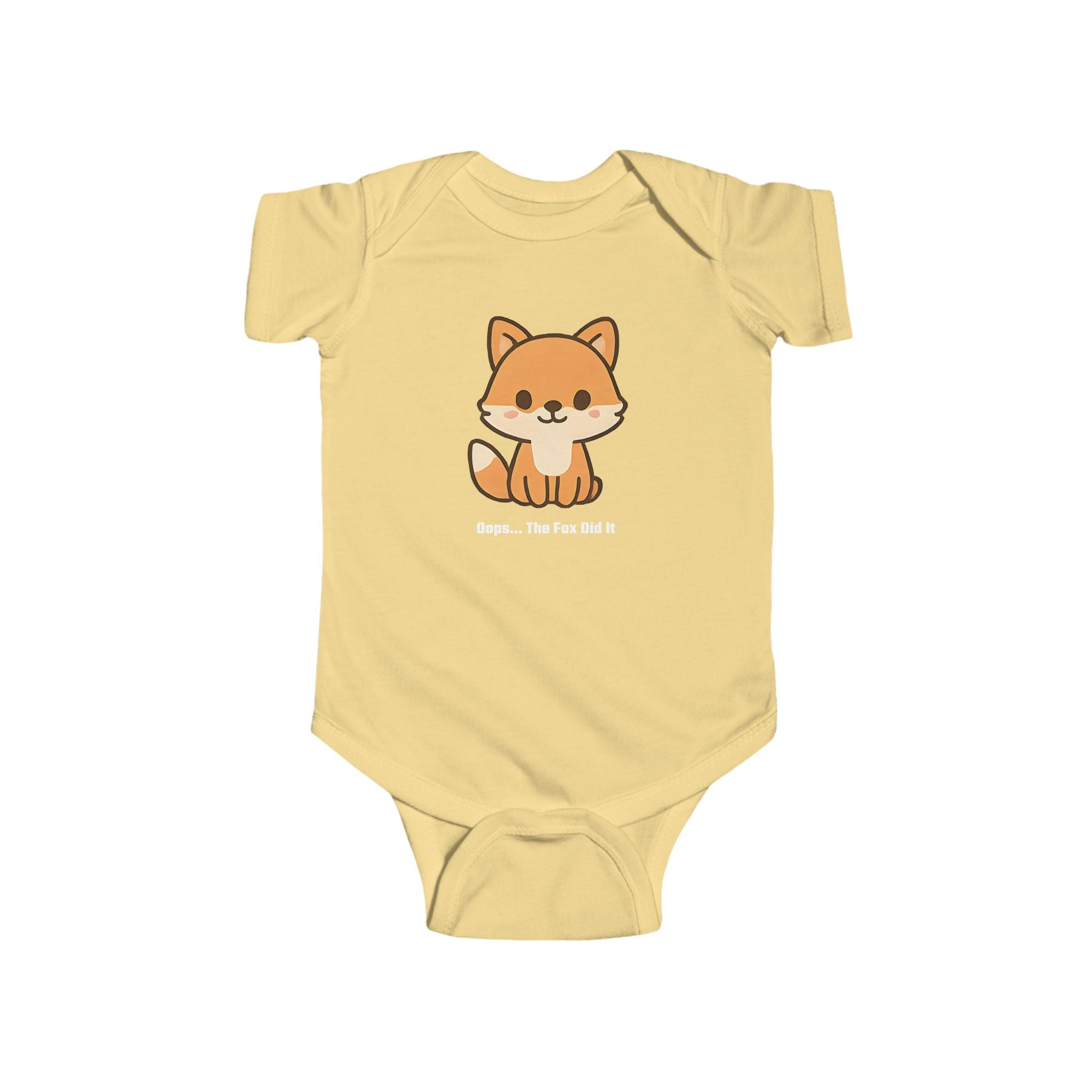 Babygrow - Oops… The Fox Did It Chibi Design Onesie