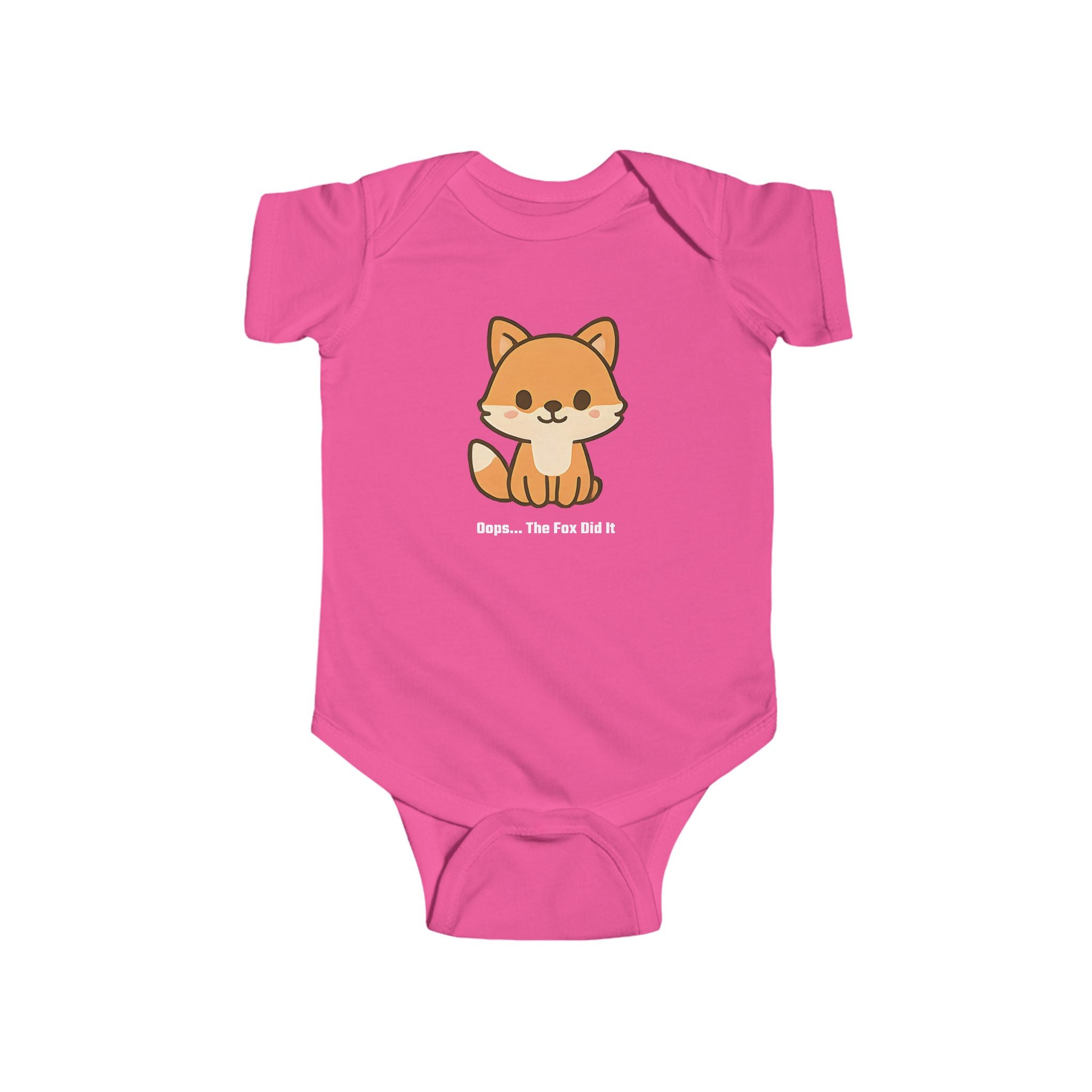 Babygrow - Oops… The Fox Did It Chibi Design Onesie