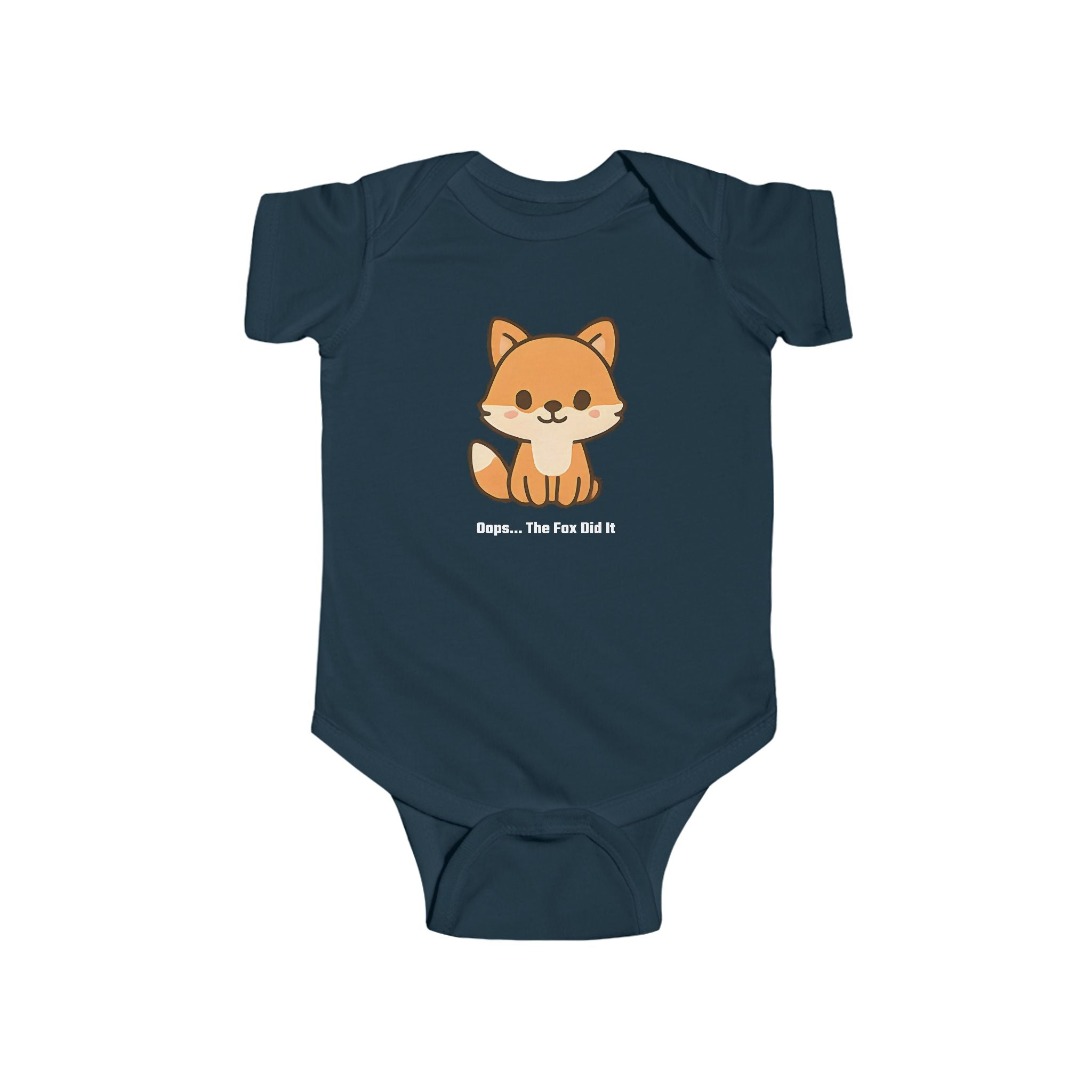 Babygrow - Oops… The Fox Did It Chibi Design Onesie