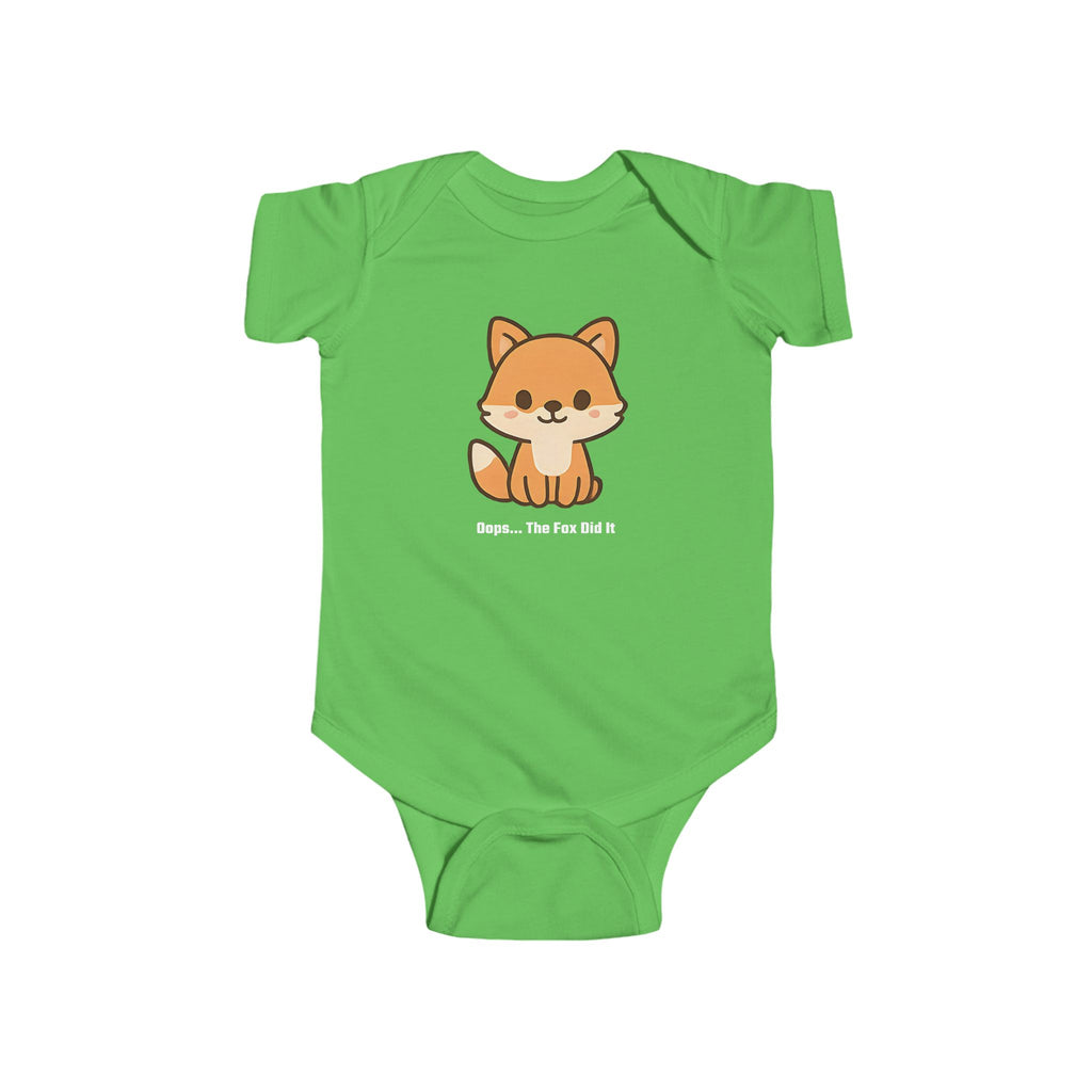 Babygrow - Oops… The Fox Did It Chibi Design Onesie
