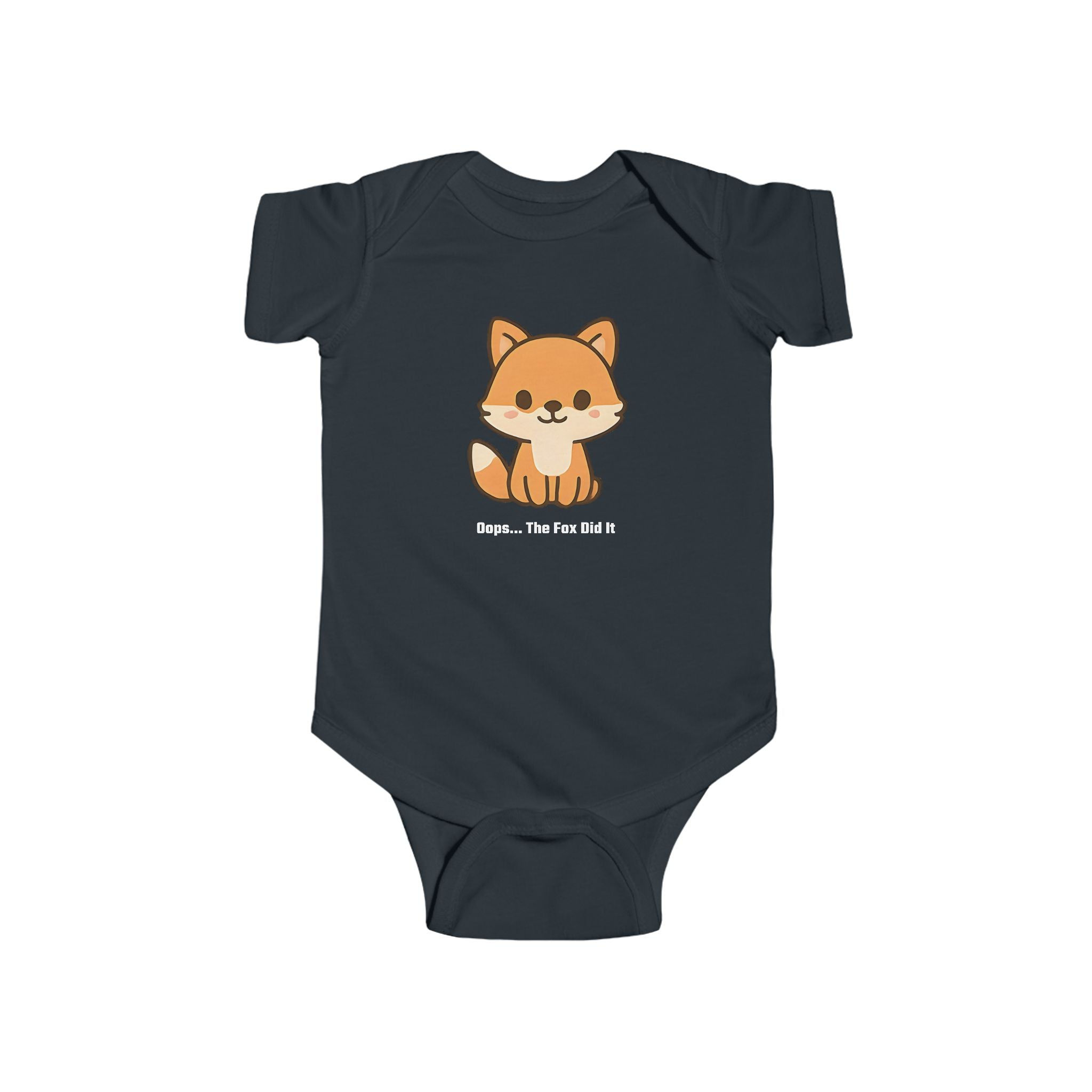 Babygrow - Oops… The Fox Did It Chibi Design Onesie
