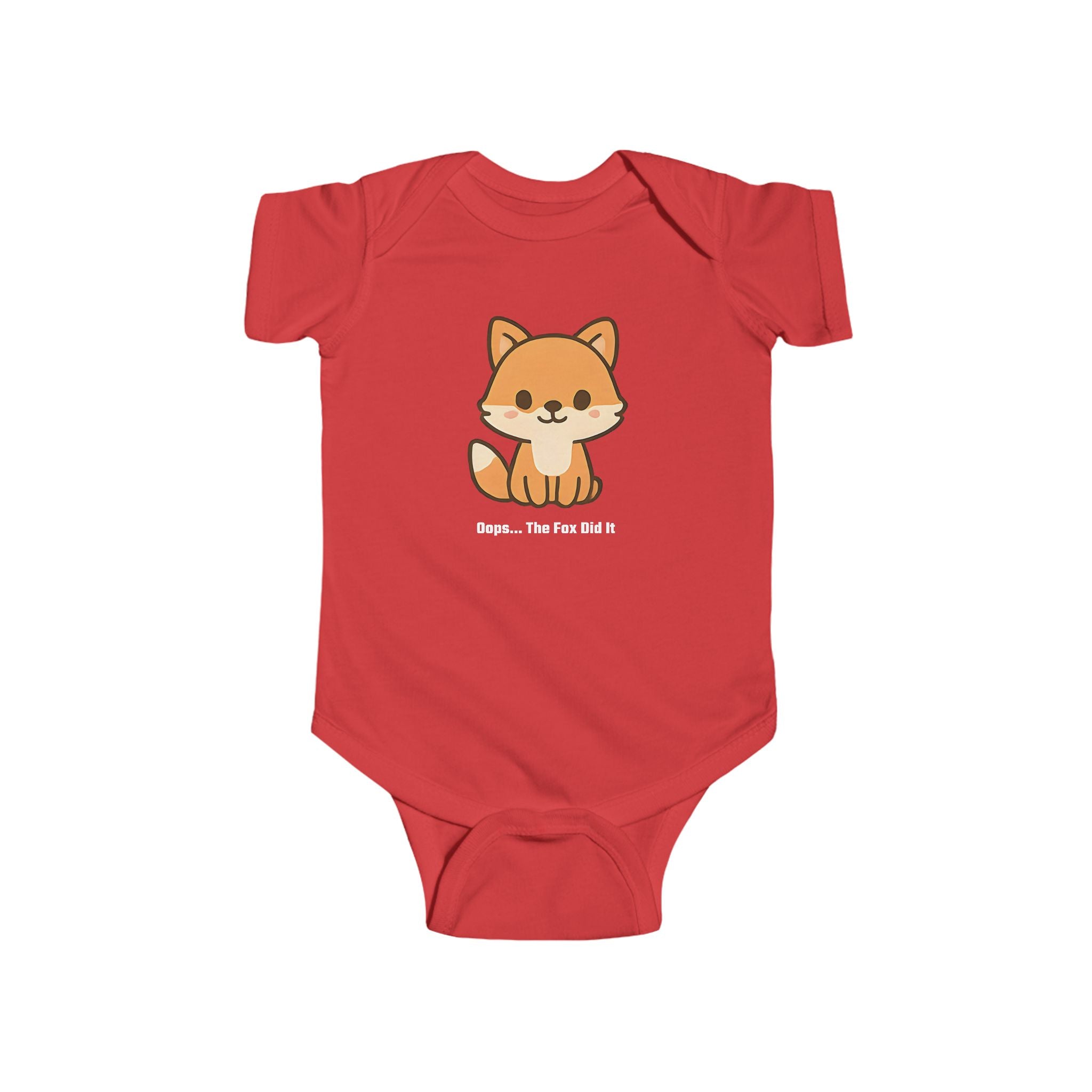 Babygrow - Oops… The Fox Did It Chibi Design Onesie
