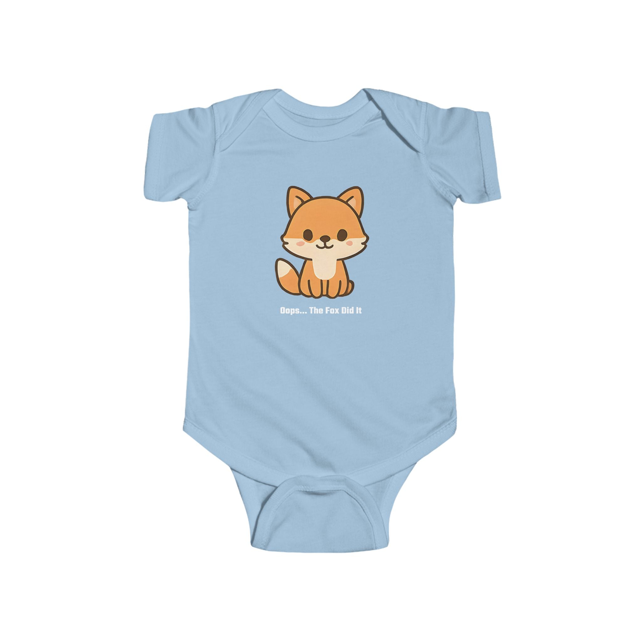 Babygrow - Oops… The Fox Did It Chibi Design Onesie