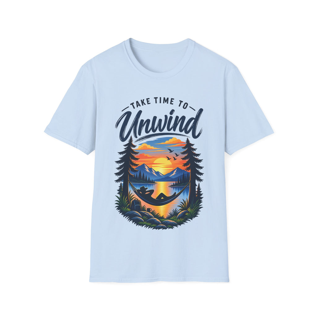 Unisex T-Shirt – Take Time to Unwind | Relaxed Lifestyle T-Shirt