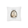 Square Cushion – Do Not Disturb... I'm Hibernating | Funny Woodland Cushion