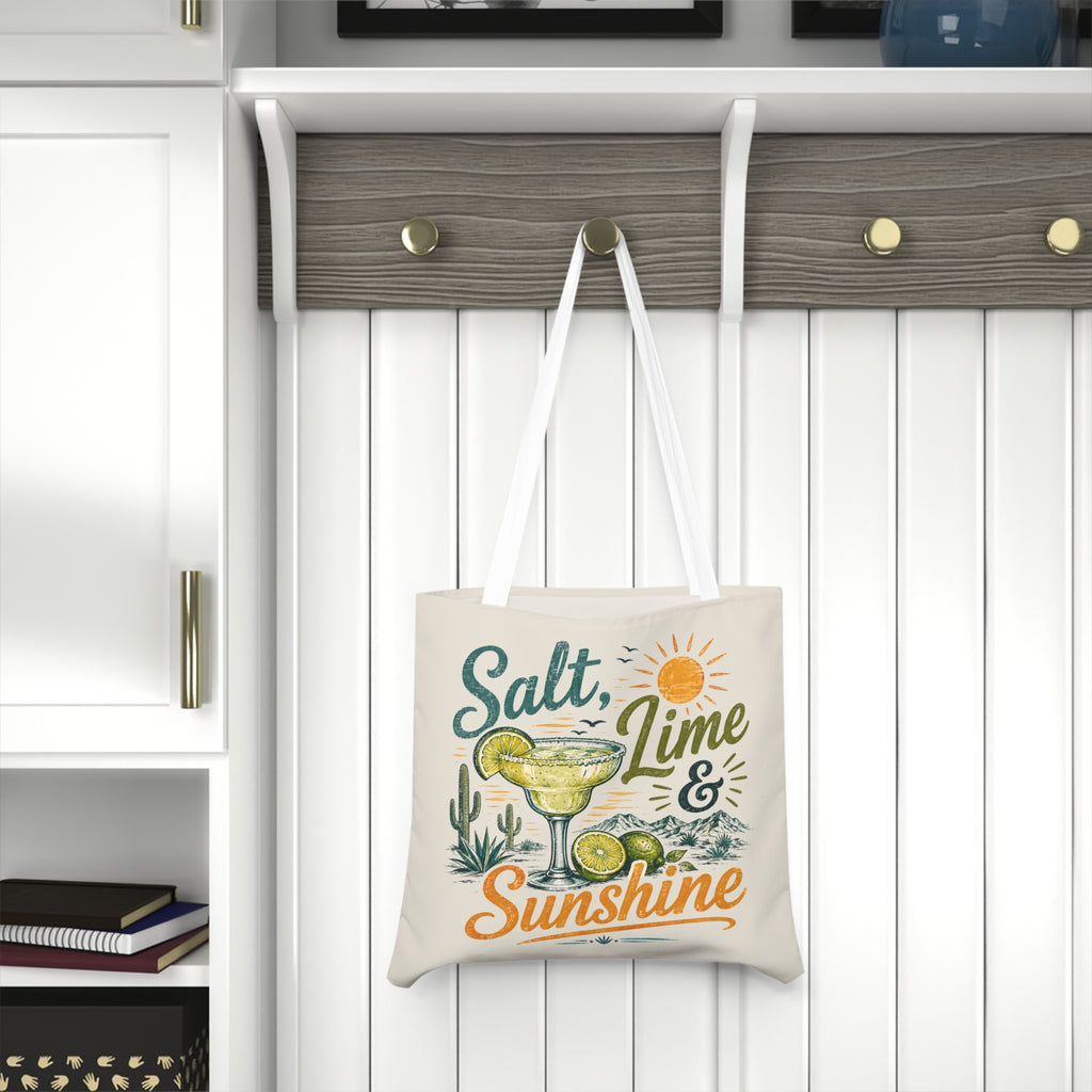Large Beach Tote Bag – Salt Lime & Sunshine