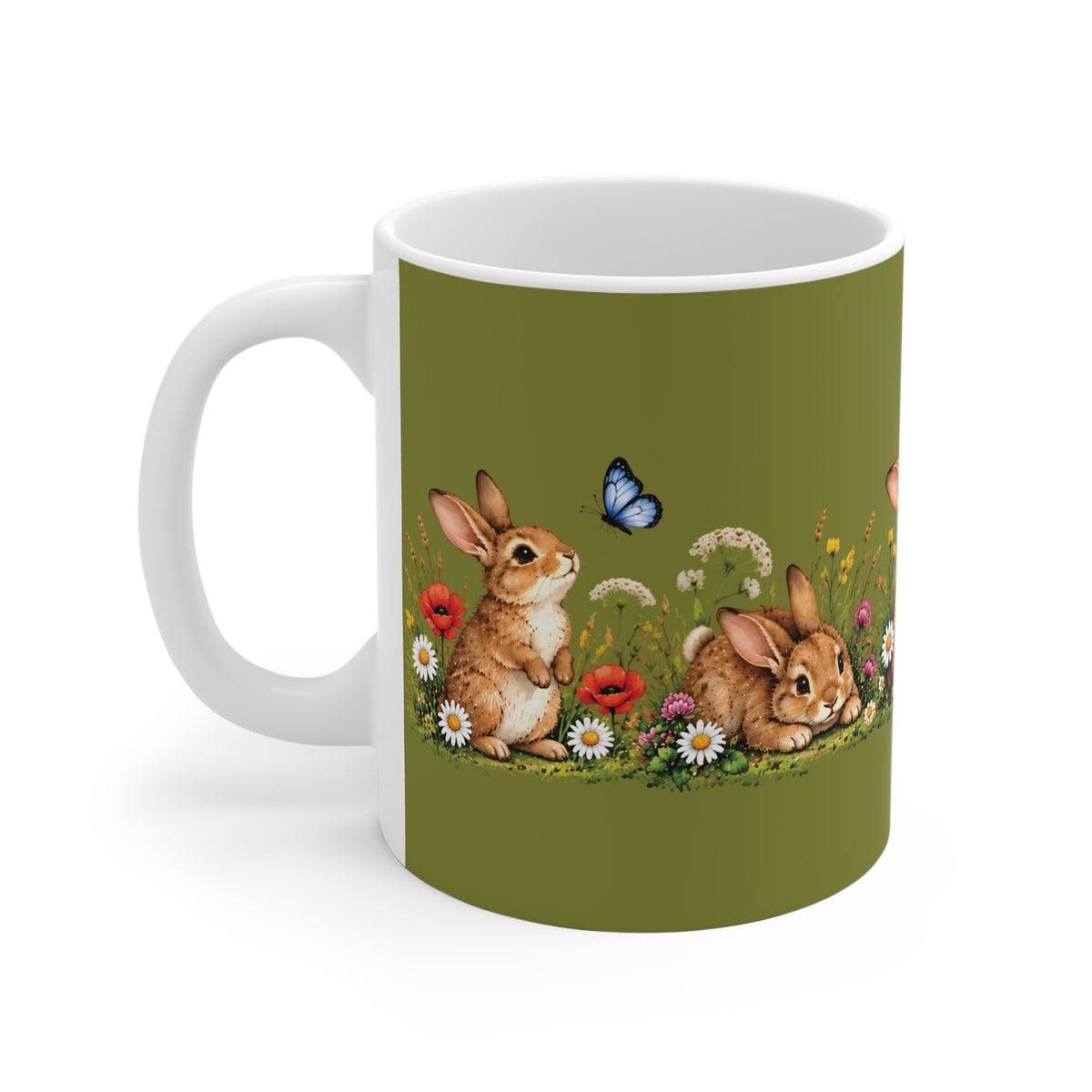 Ceramic Mug - Rabbit Summer Fun