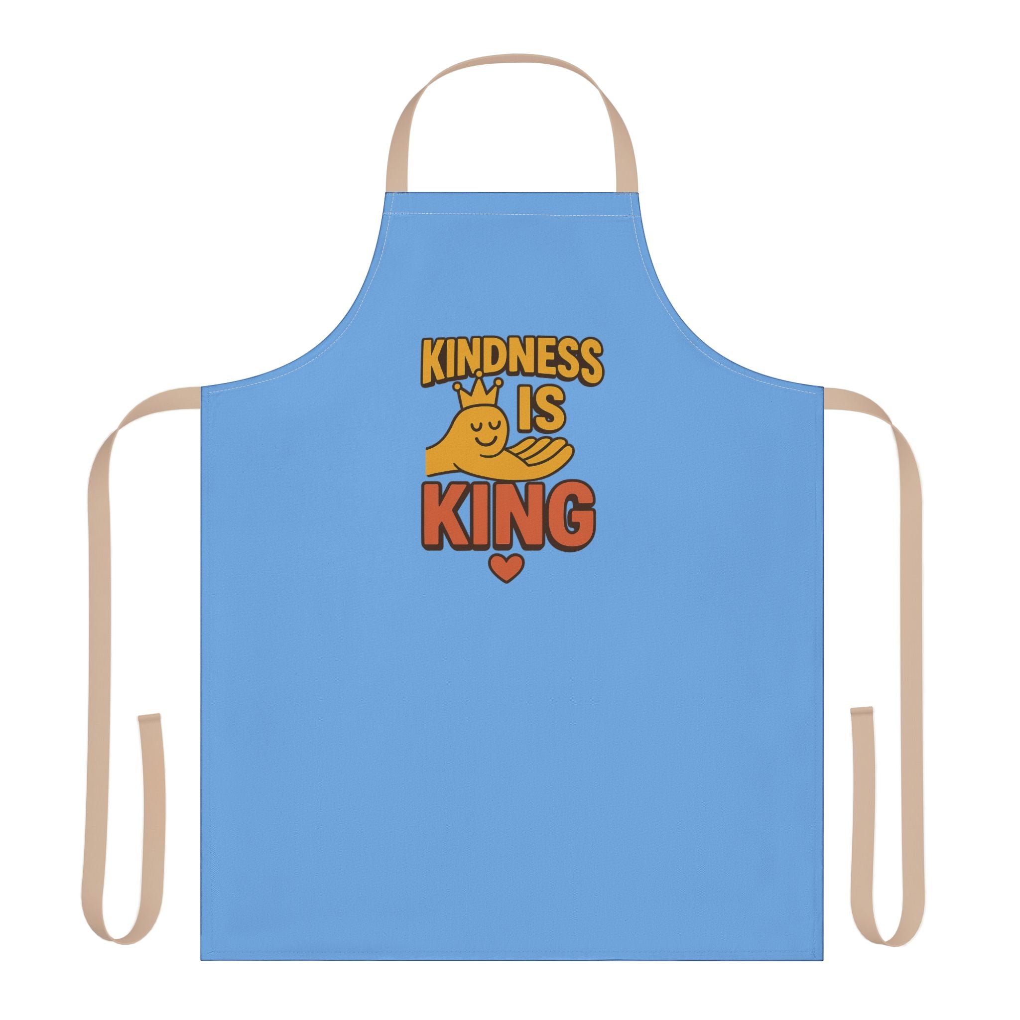 Kitchen Apron - Kindness is King Design