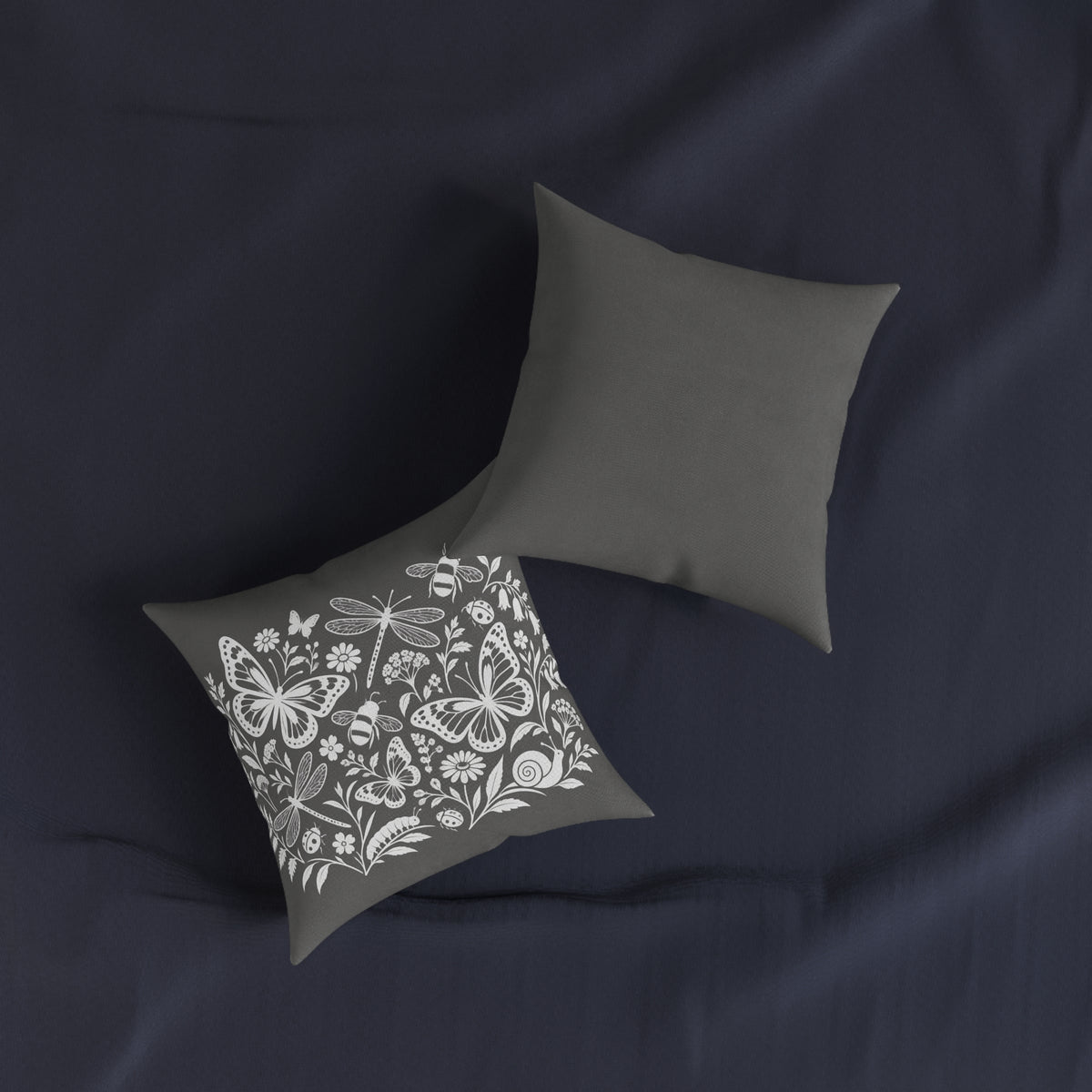 Square Cushion - Insects
