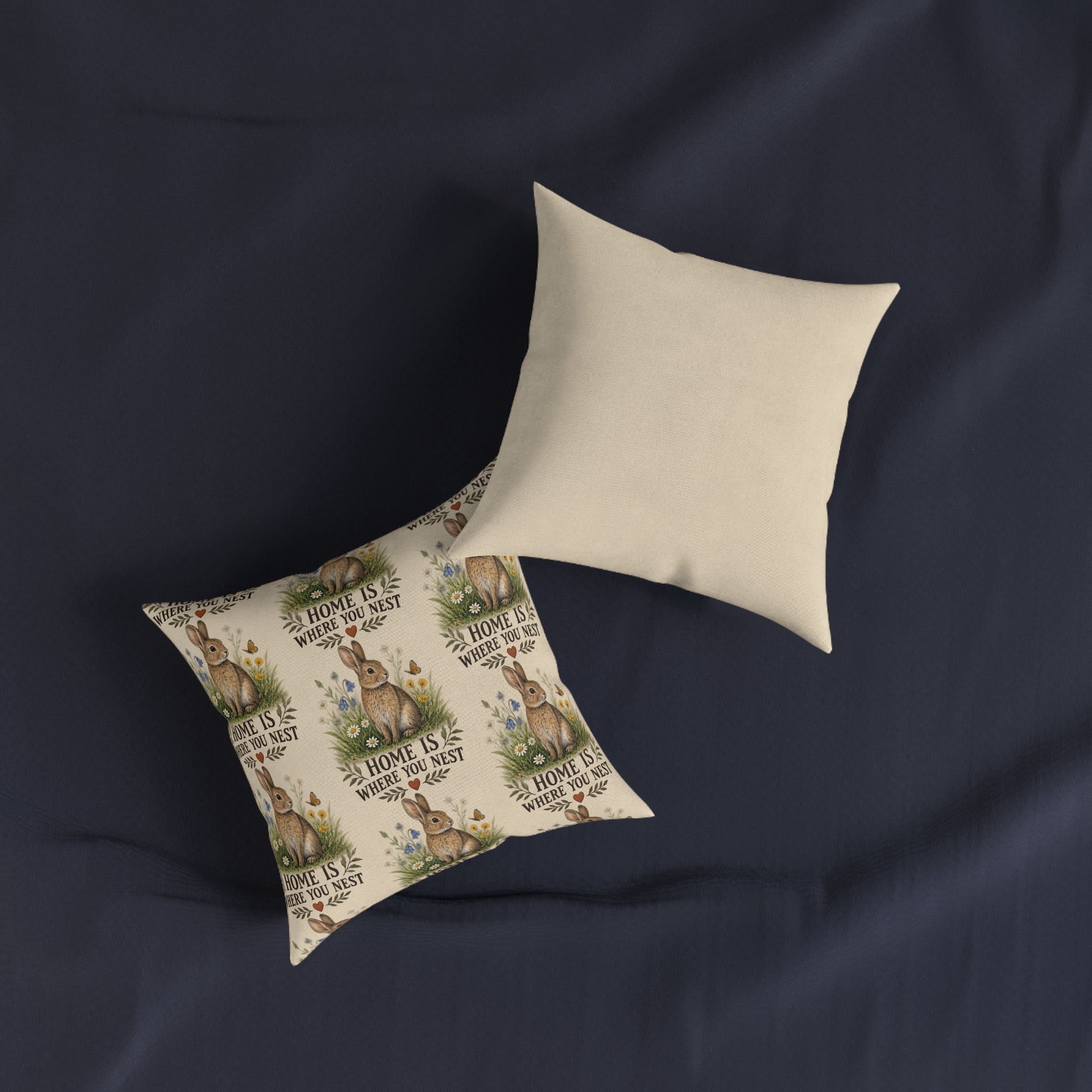 Square Cushion – Home Is Where You Nest | Bird Lover Cushion