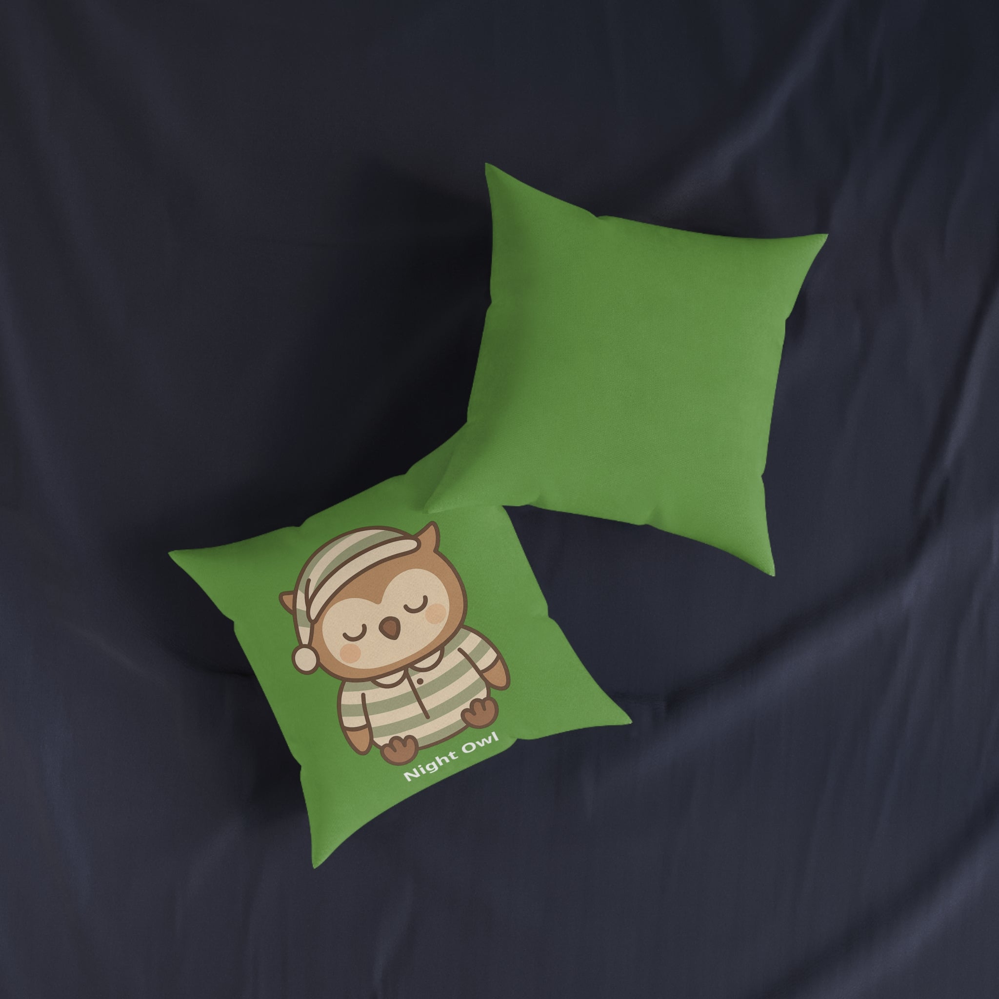Square Cushion – Night Owl - The Woodland Dreamers