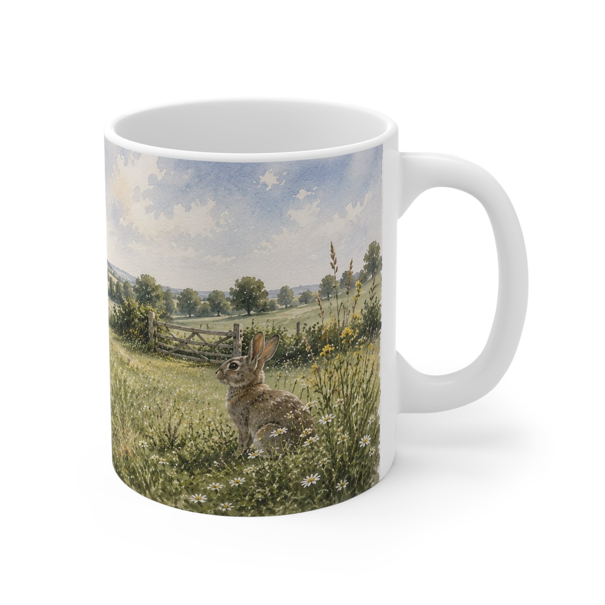 Ceramic Mug - Countryside - Rabbit