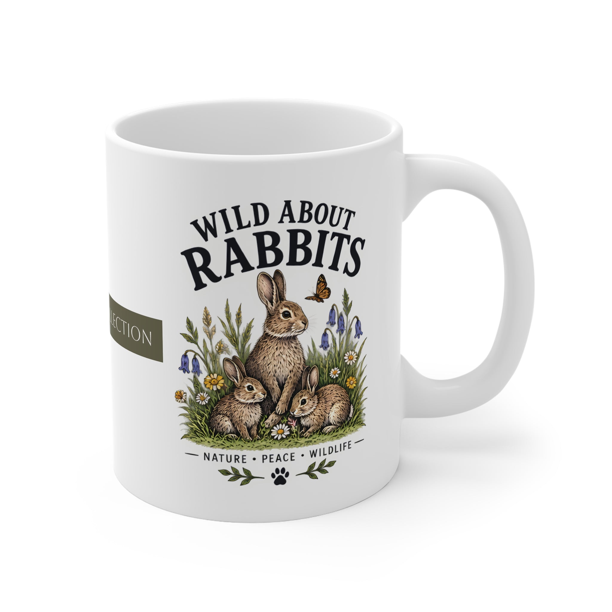 Ceramic Mug - Wild About Rabbits - Woodland Collection
