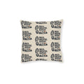 Square Cushion – Walk. Breathe. Repeat. | Hiking & Outdoor Cushion