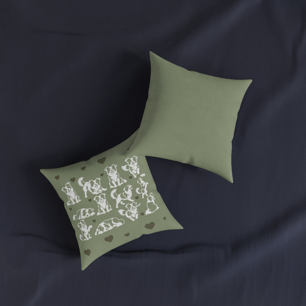 Square Cushion - Border Collie Fun