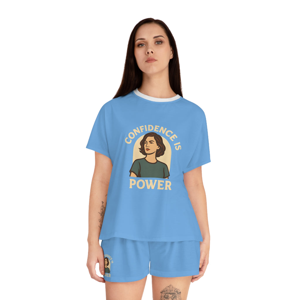 Women's Pyjama - Confidence is Power Print Set