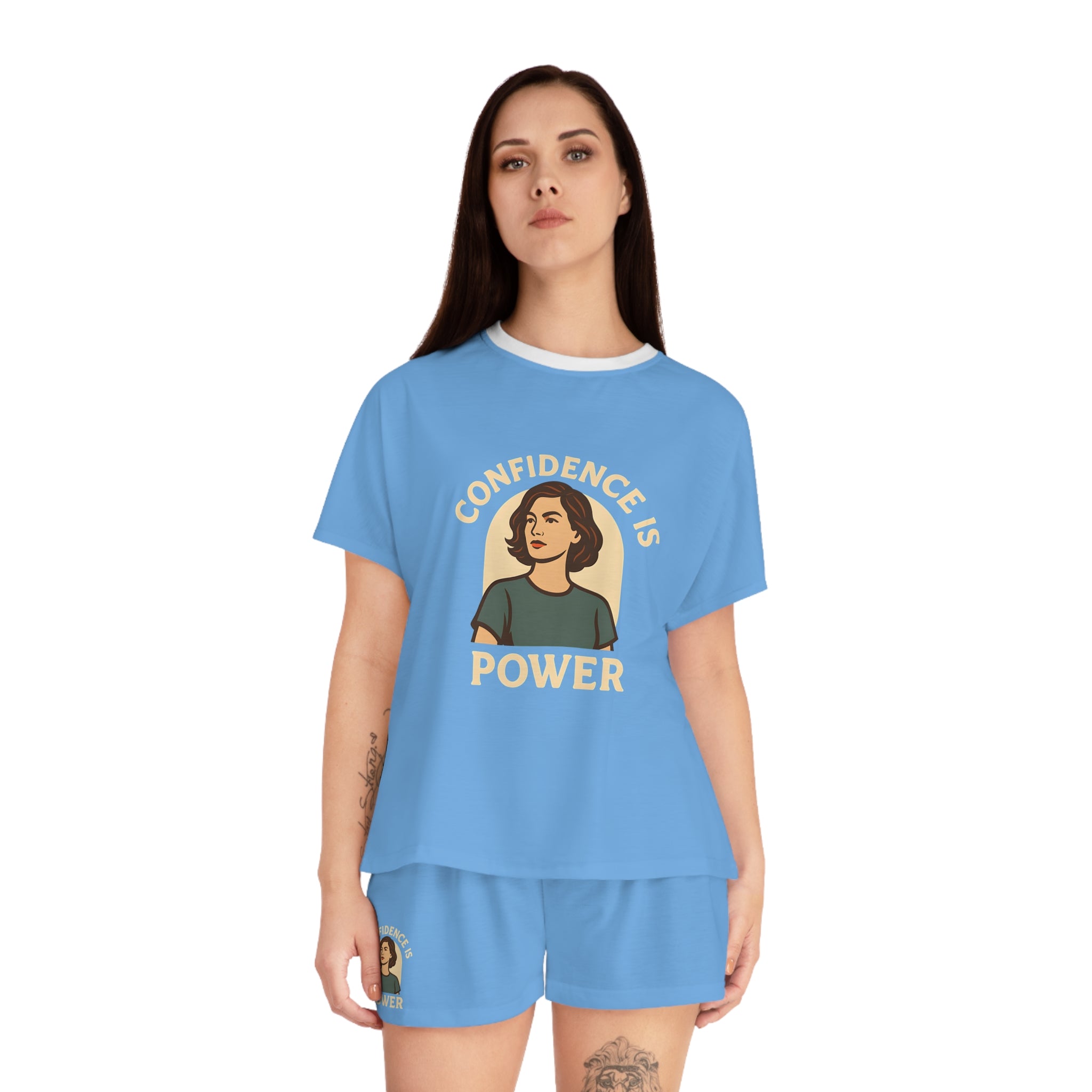 Women's Pyjama - Confidence is Power Print Set