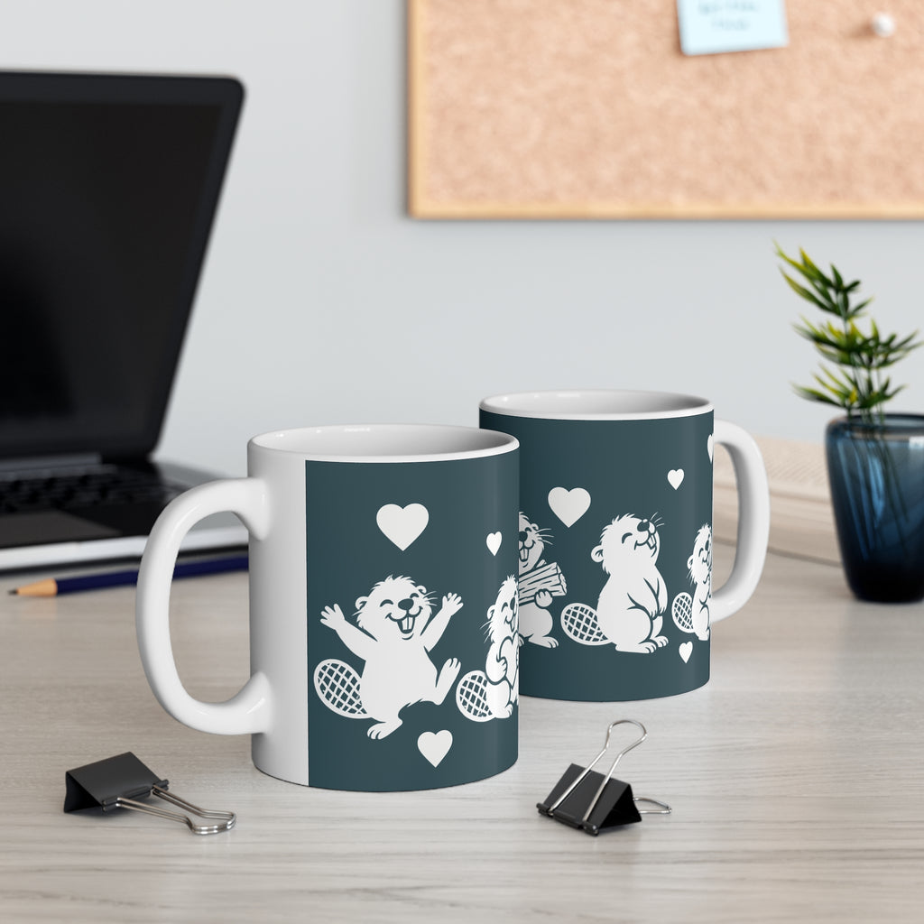 Ceramic Mug - Beaver Fun