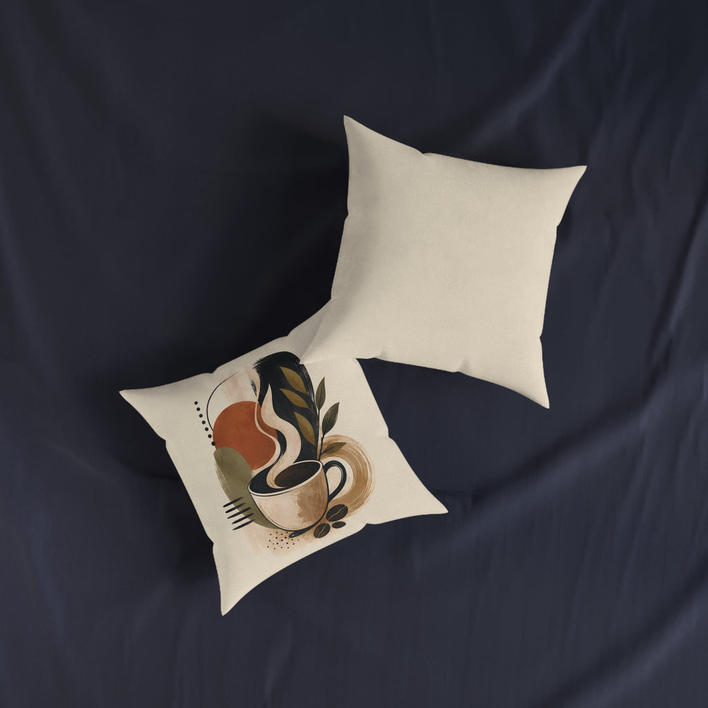 Square Cushion – Coffee | Coffee Lover Cushion