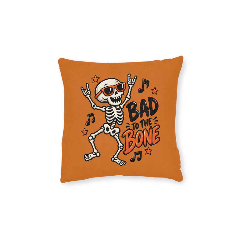 Square Cushion - Bad To The Bone - Halloween