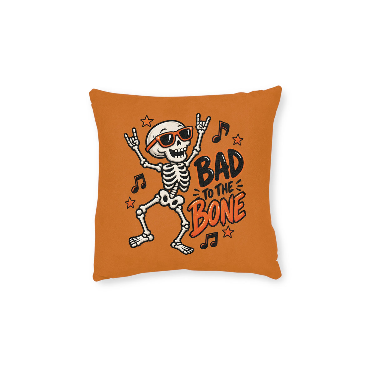 Square Cushion - Bad To The Bone - Halloween