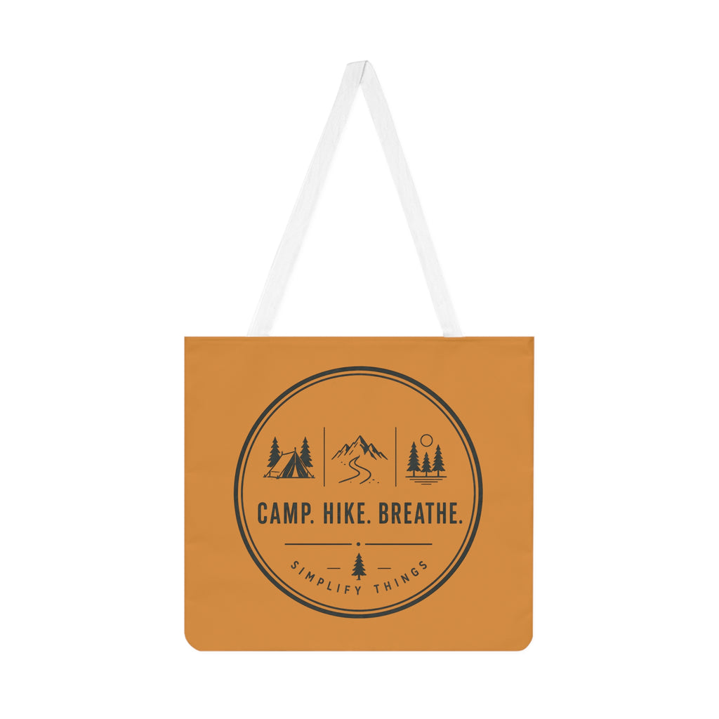 Large Beach Tote Bag – Camp. Hike. Breathe