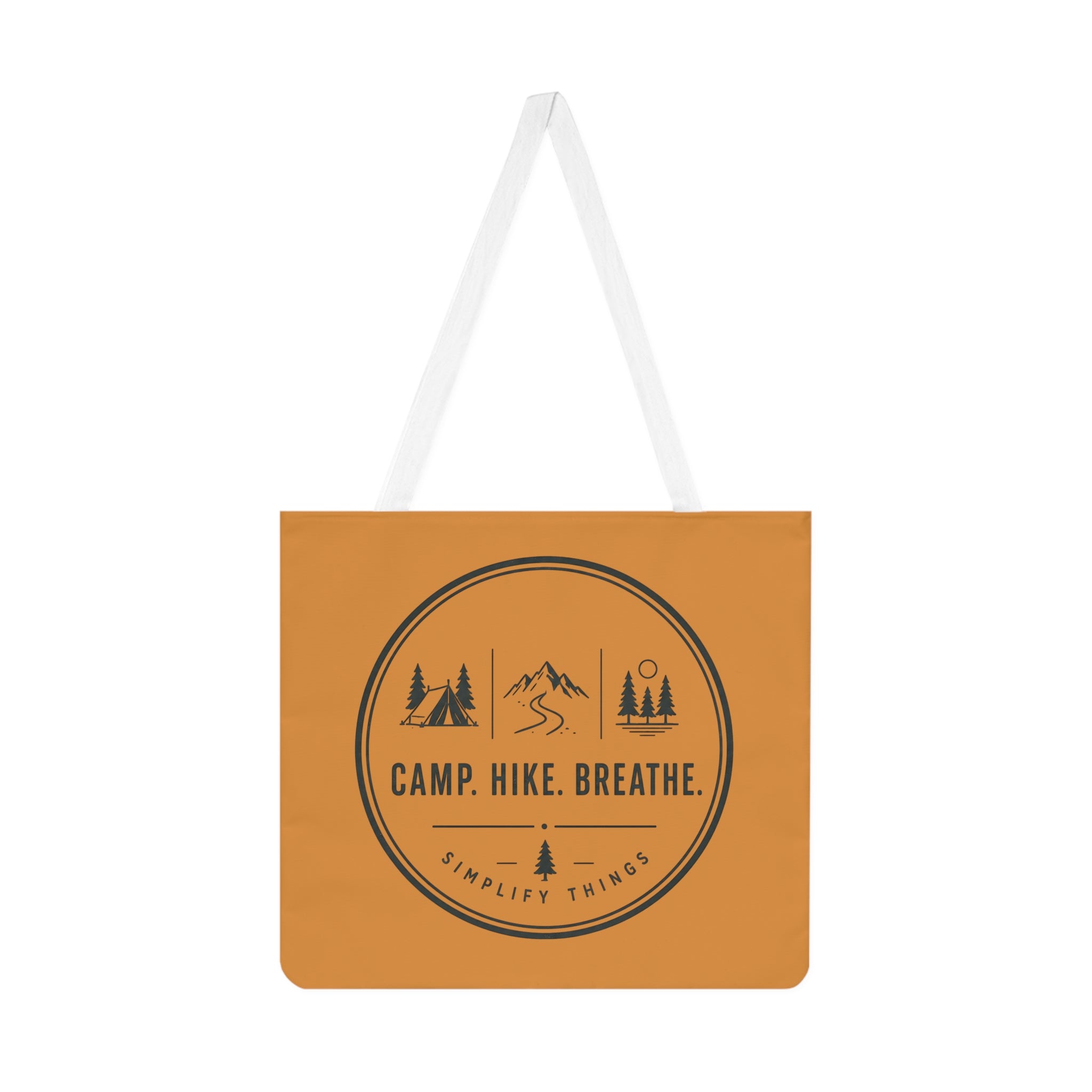 Large Beach Tote Bag – Camp. Hike. Breathe