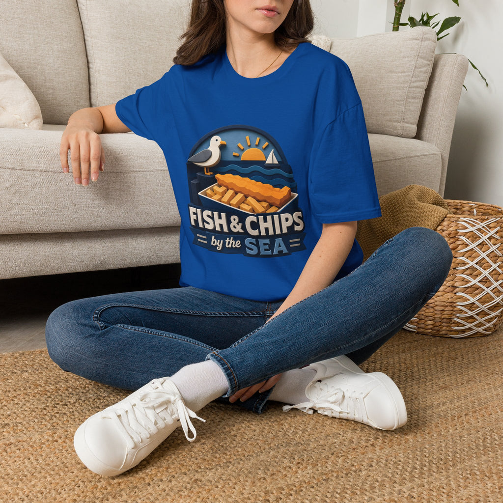 Unisex T-Shirt - Fish & Chips By The Sea
