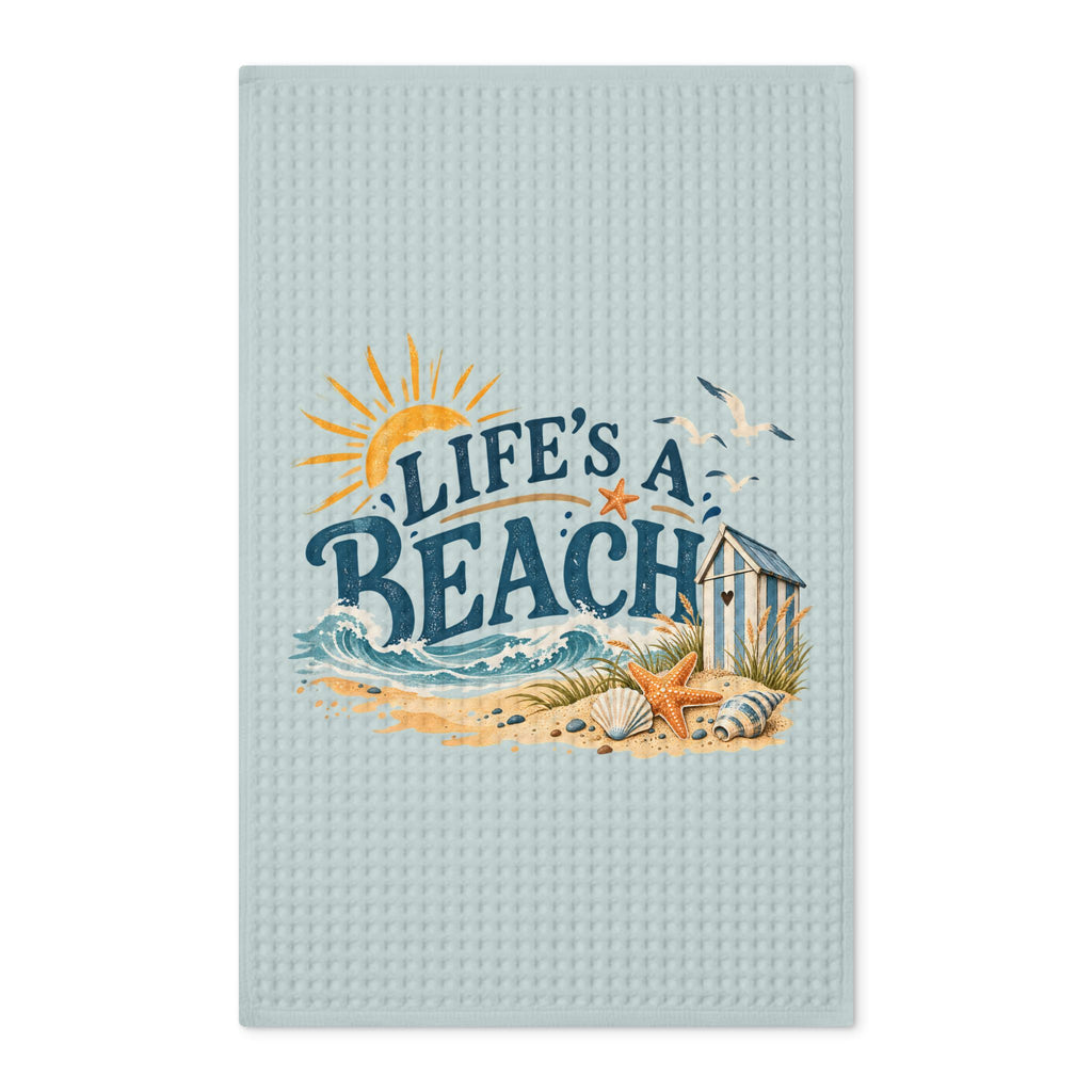 Life’s a Beach Coastal Tea Towel