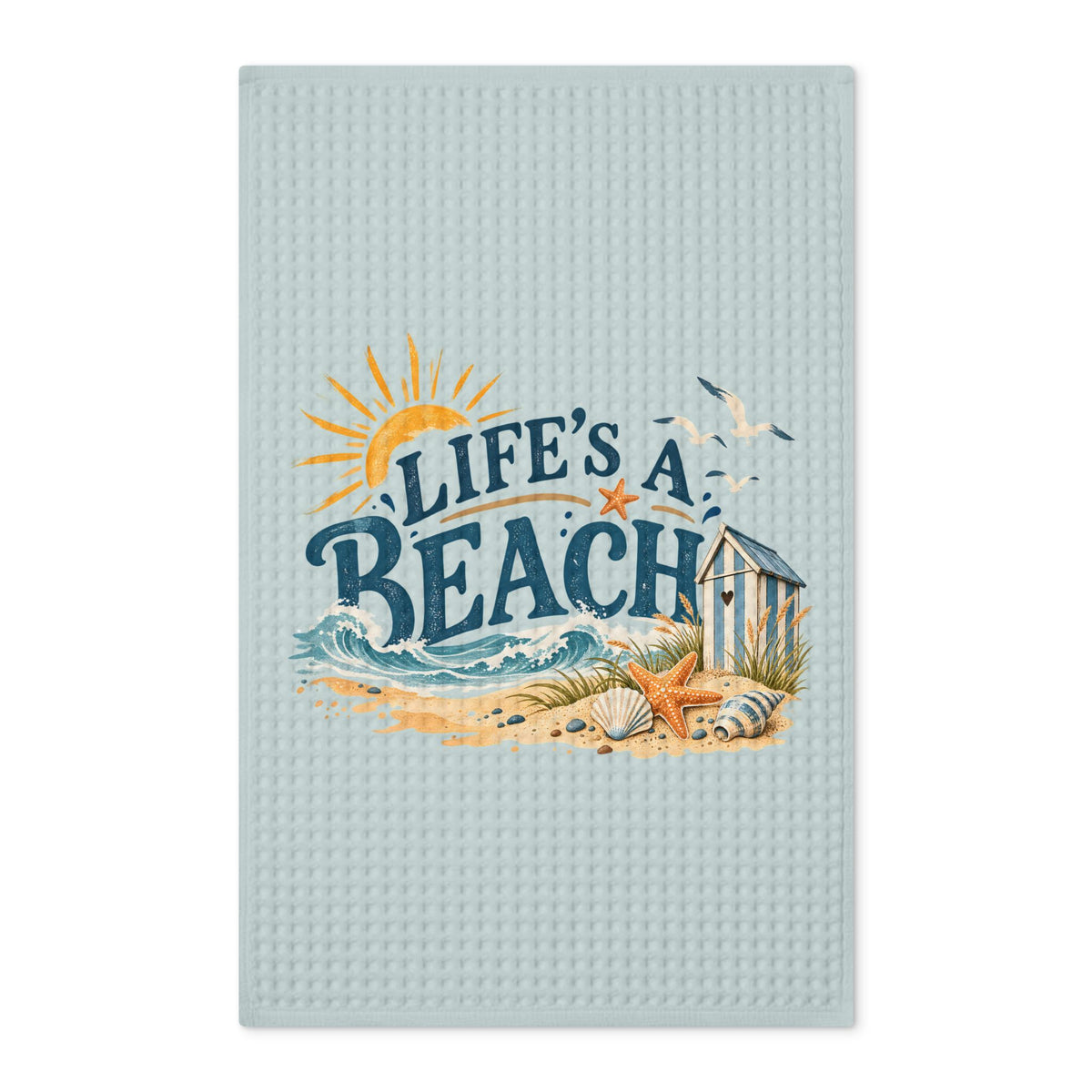 Life’s a Beach Coastal Tea Towel
