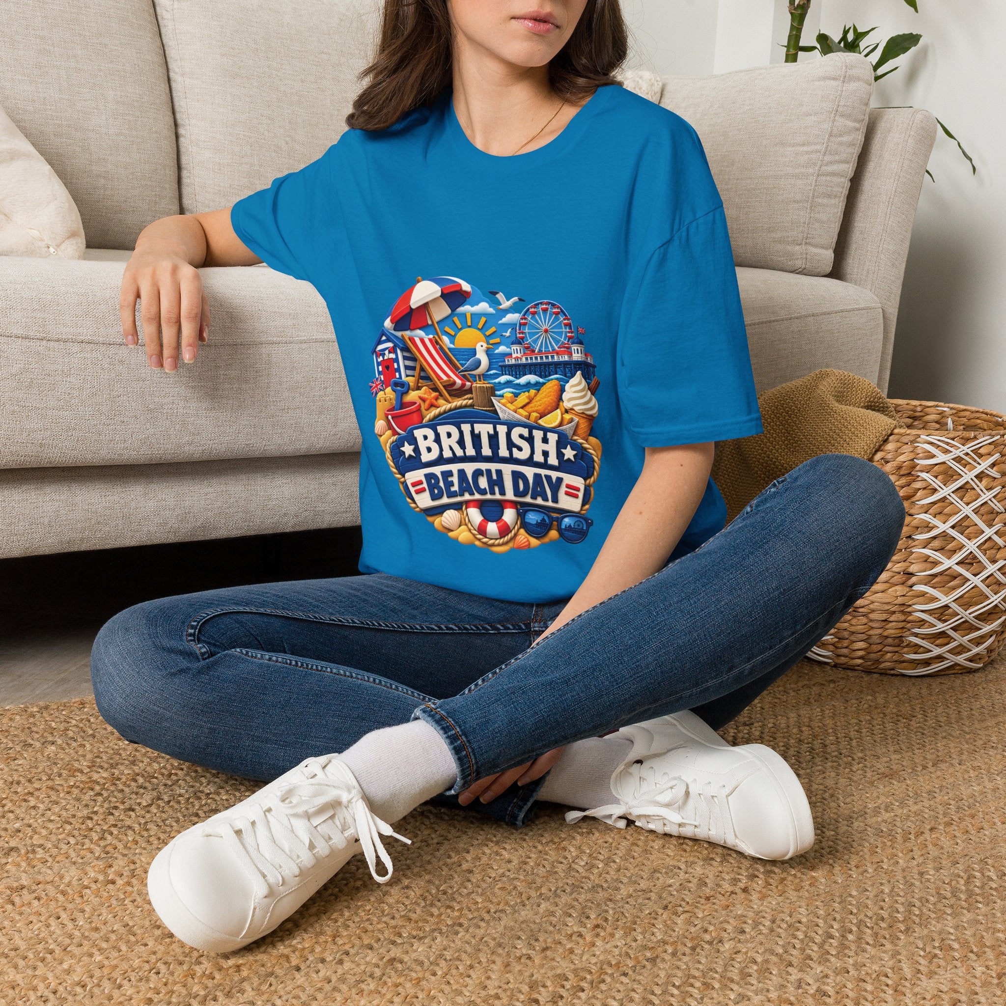 Unisex T-Shirt - British Beach Day