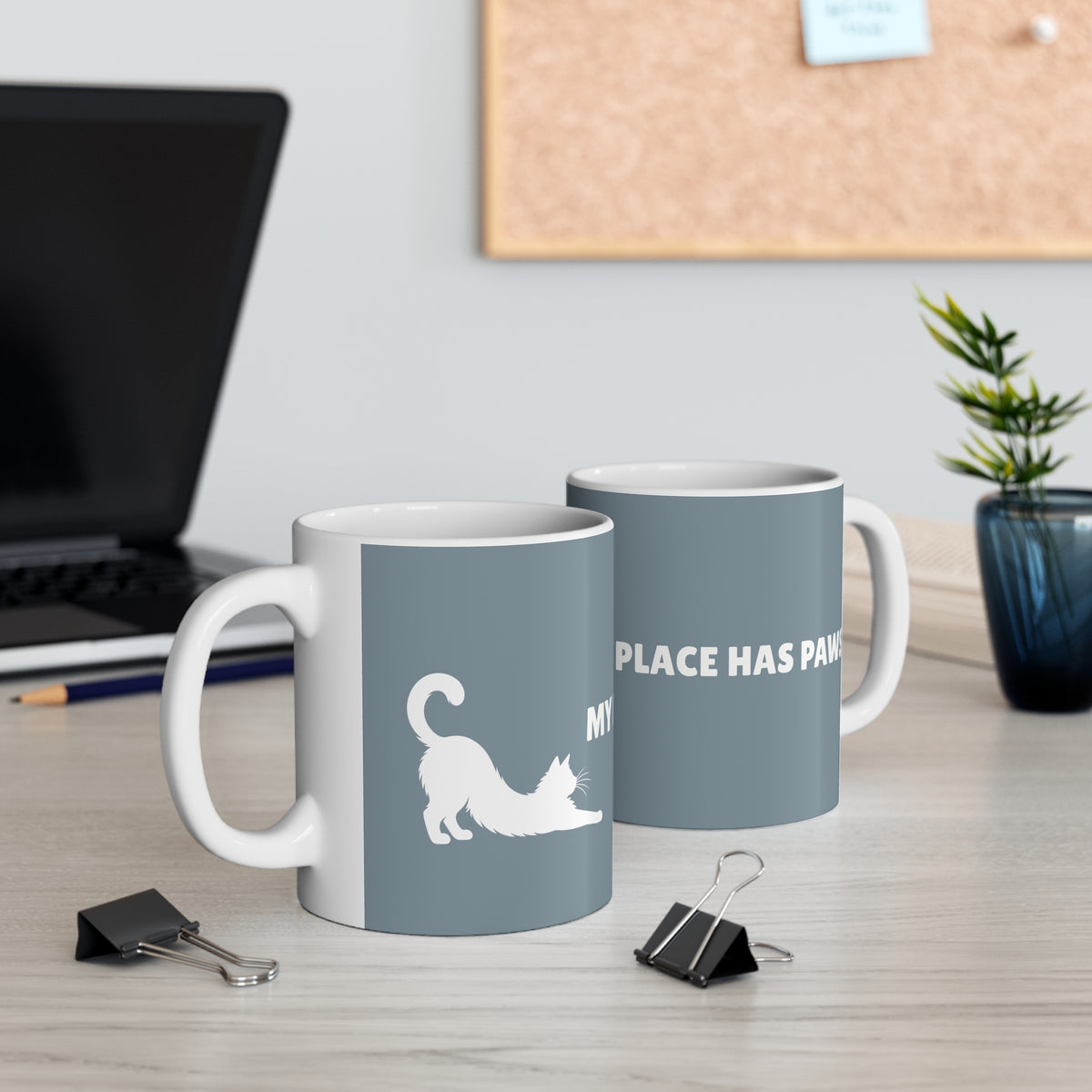 Ceramic Mug - My Happy Place has Paws