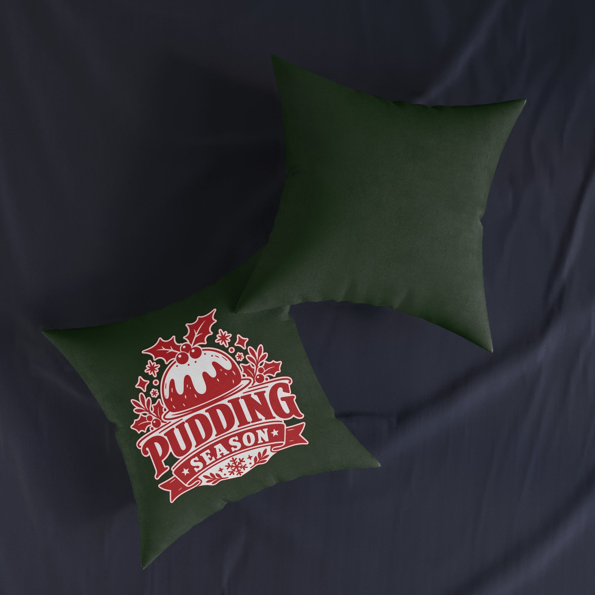 Square Cushion - Pudding Season - Christmas