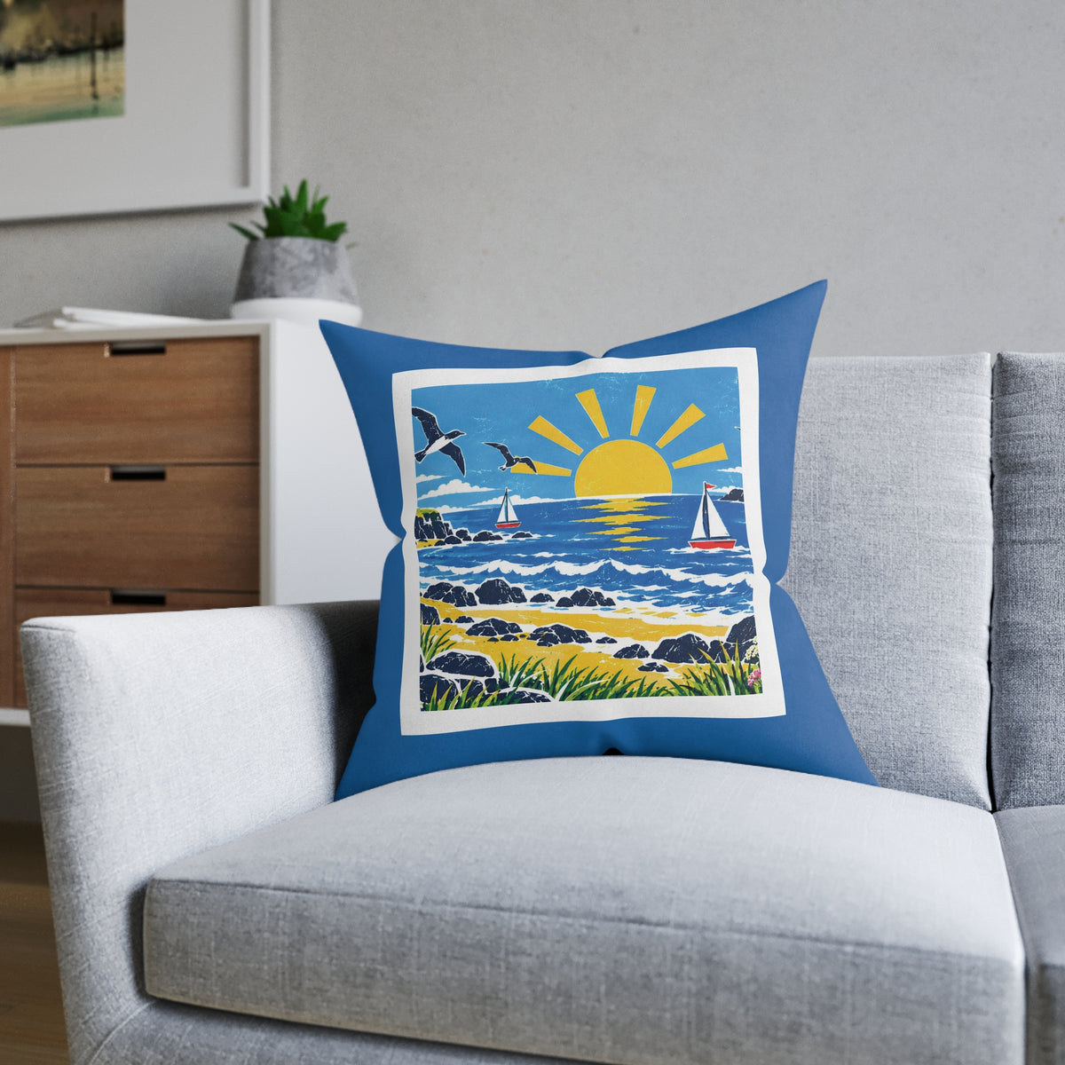 Square Cushion - Coast