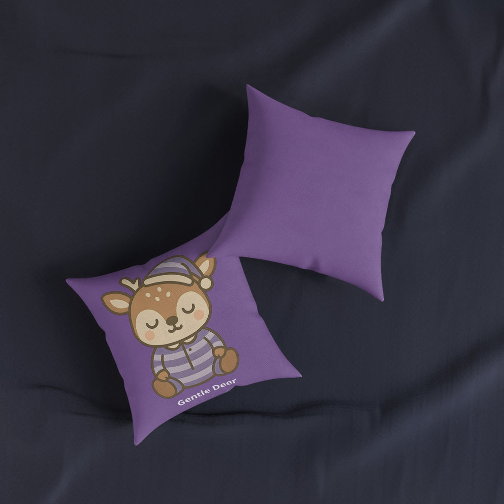 Square Cushion - Gentle Deer - The Woodland Dreamers